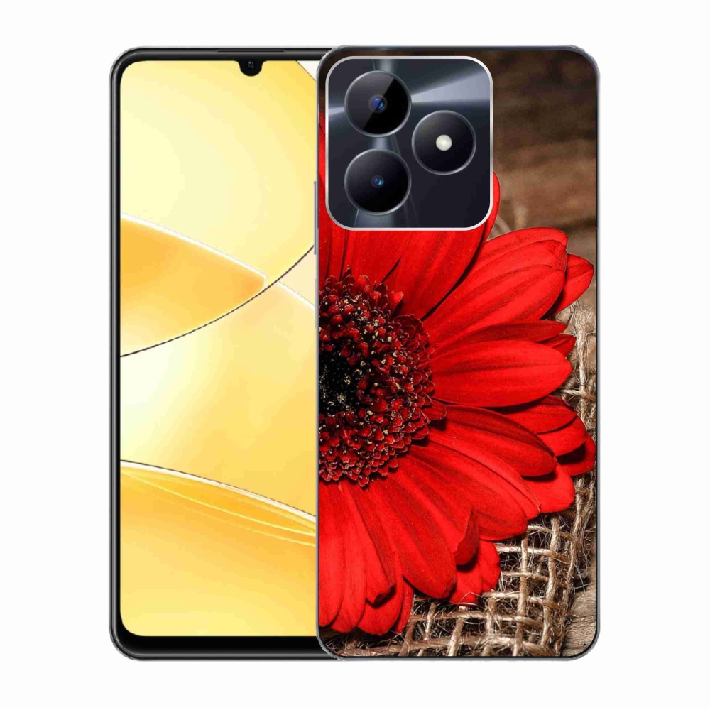 Zselés borító mmCase a Realme C51/C53 készülékhez - gerbera