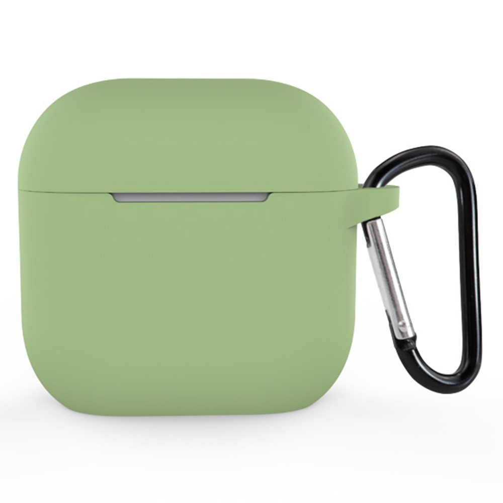 Hüvelyes szilikon tok Apple AirPods 4 készülékhez - világoszöld