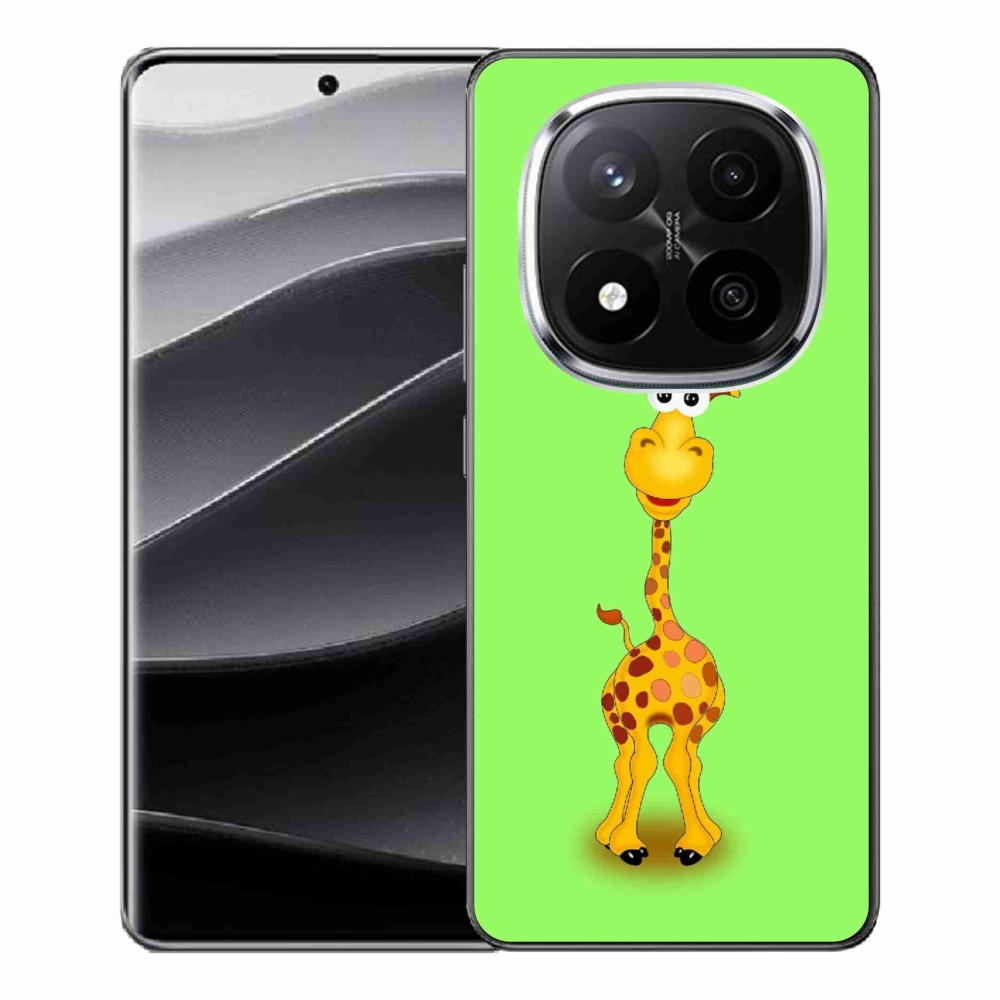 Gél borítás mmCase a Xiaomi Redmi Note 14 Pro+ 5G számára - rajzfilm zsiráf