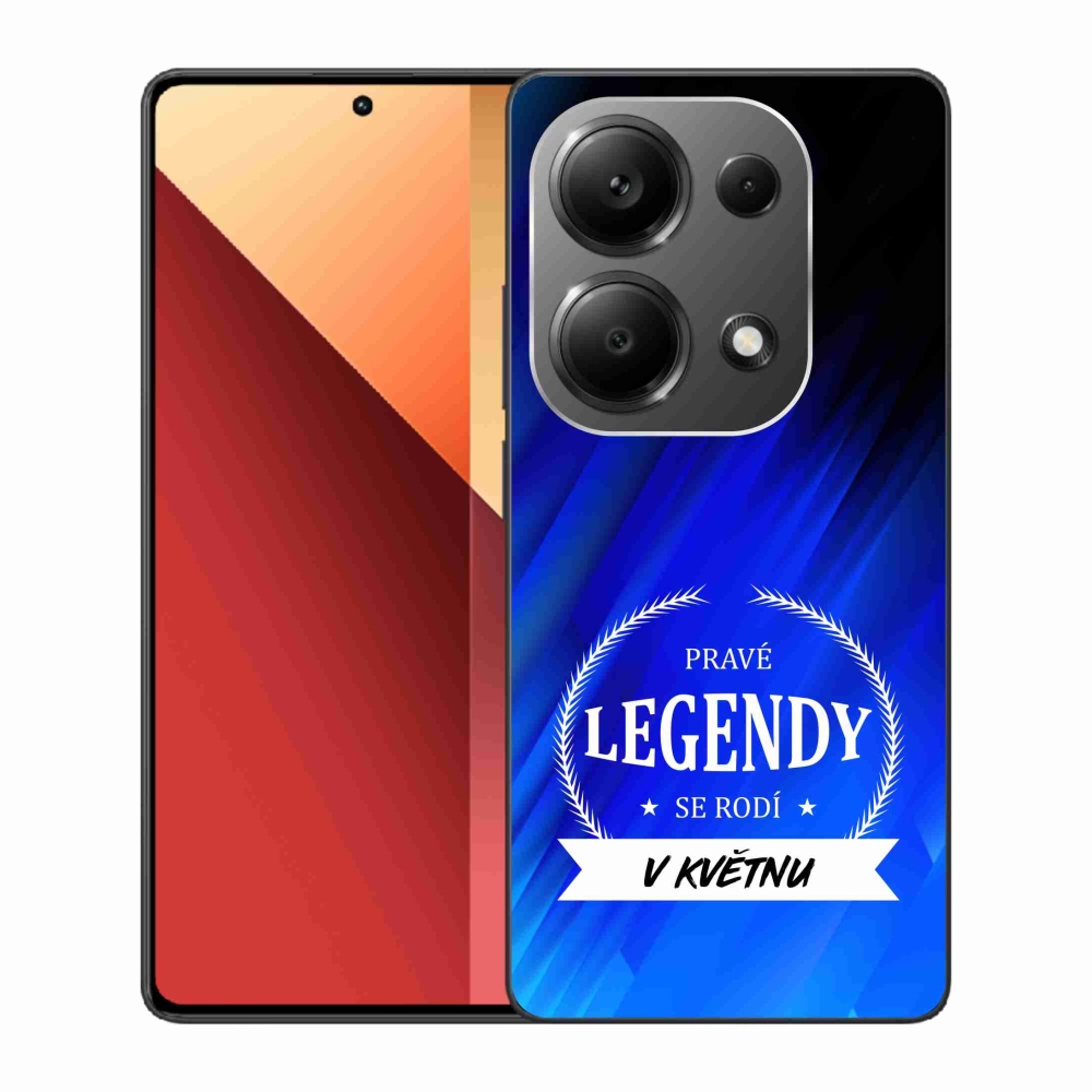 Zselés borítás mmCase a Xiaomi Redmi Note 13 Pro 4G/Poco M6 Pro - Legendák májusban kék háttérrel