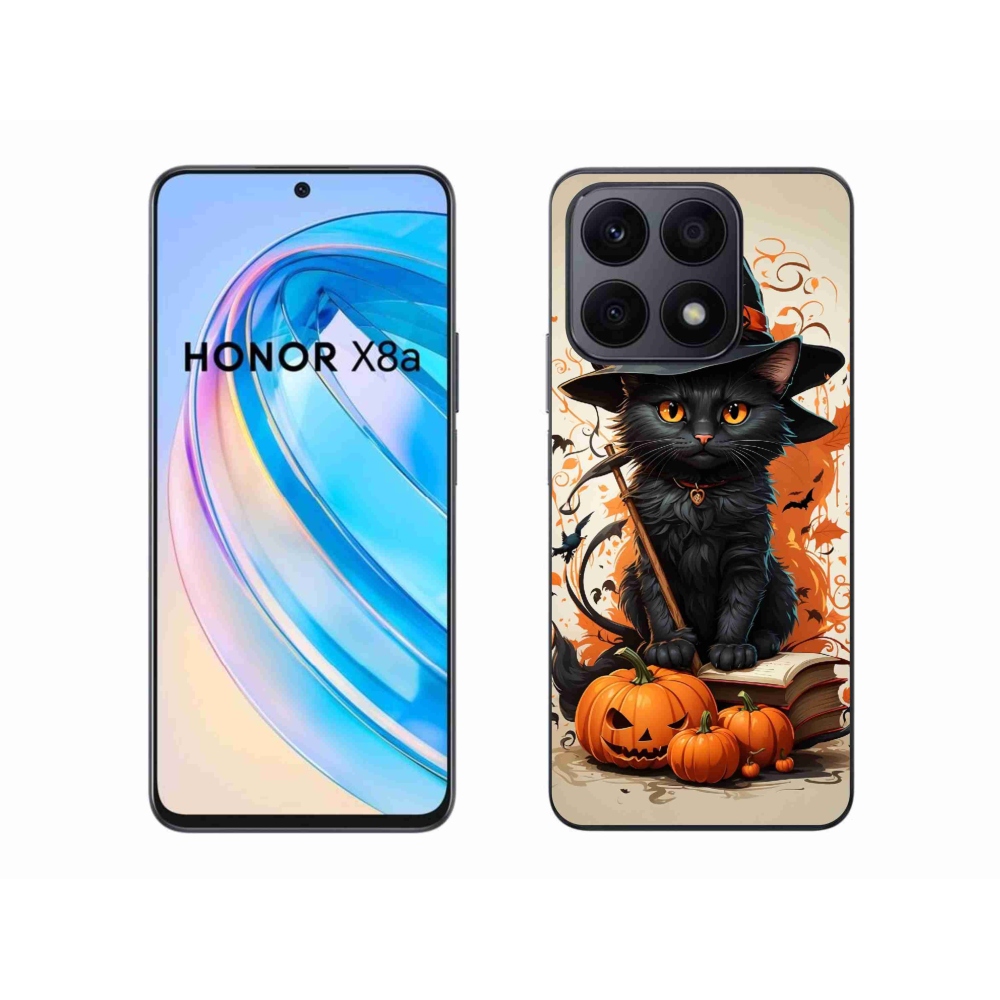 Zselés borítás mmCase a Honor X8a készülékhez - cat wizard