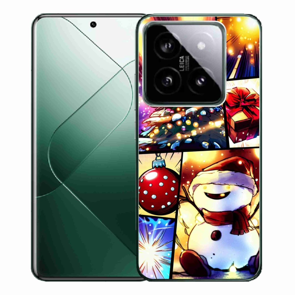 Gél borítás mmCase a Xiaomi 14 Pro számára - karácsonyi motívumok 1