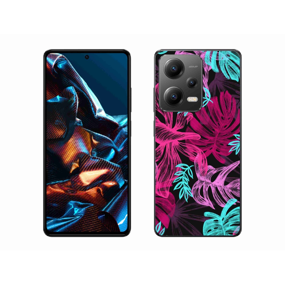 Gél borító mmCase a Xiaomi Redmi Note 12 Pro 5G-hez - virágok 1