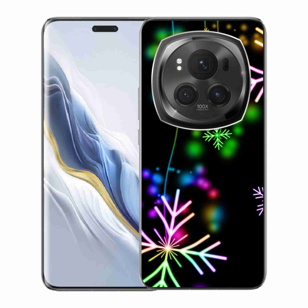 Zselés borítás mmCase a Honor Magic 6 Pro 5G készülékhez - színes pelyhekkel