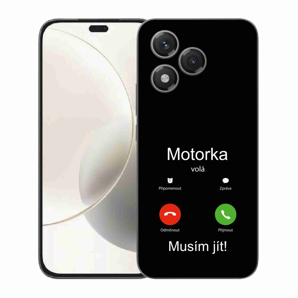 Gél borító mmCase a Honor 400 Lite-hoz - motoros hívások fekete háttérrel