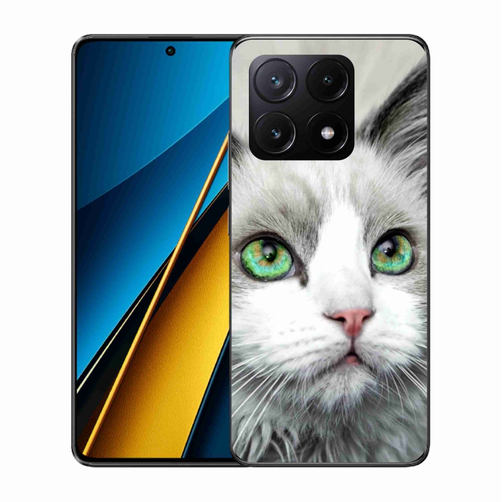 Gél borítás mmCase a Xiaomi Poco X6 Pro 5G-hez - macskaszem