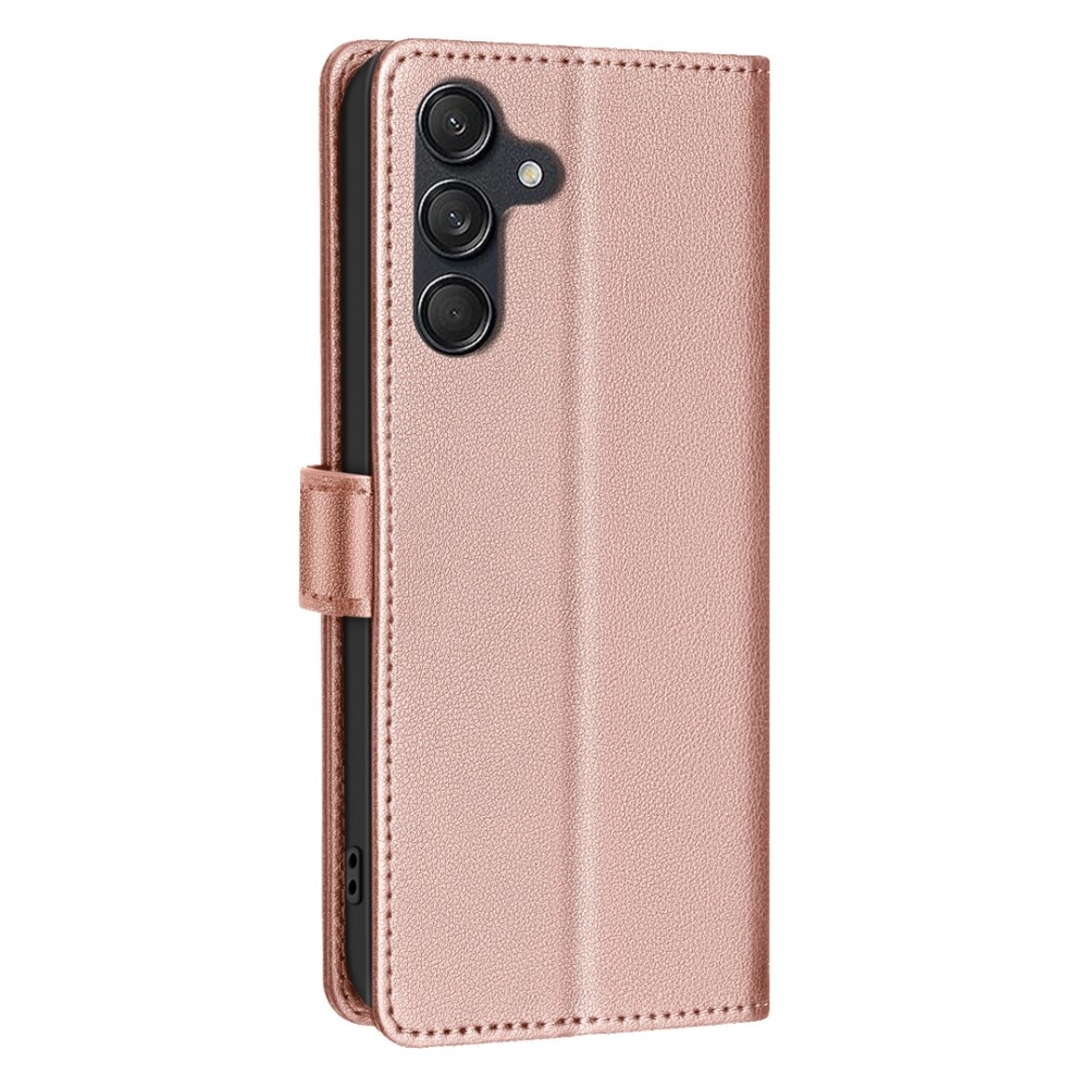 BNF könyvtáska Samsung Galaxy A16 4G/5G készülékhez - rózsaarany színben