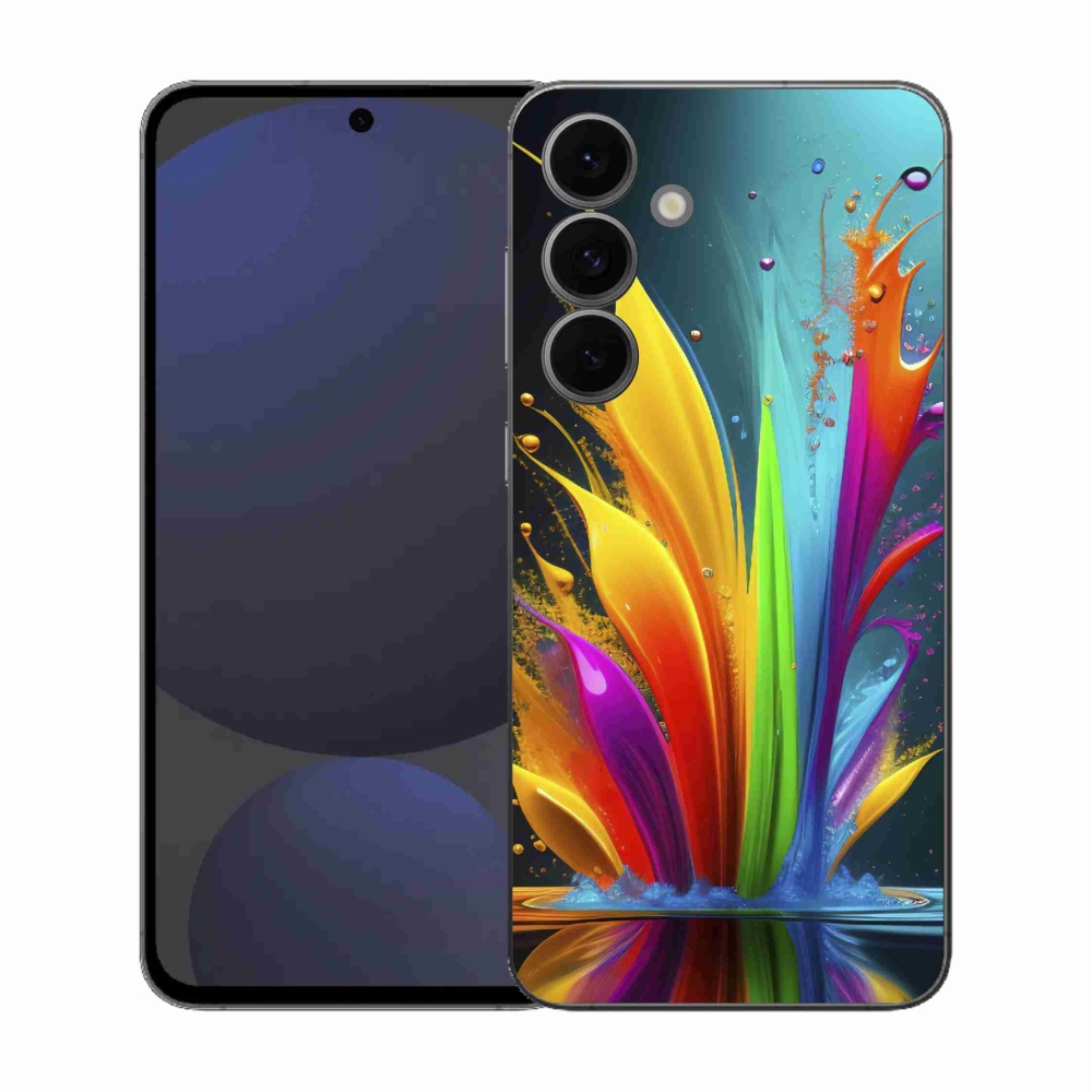 Gél borítás mmCase Samsung Galaxy S25 FE - absztrakt motívum 1