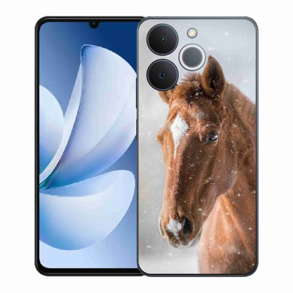 Zselés tok mmCase a Realme Note 70T-hez - barna ló 2