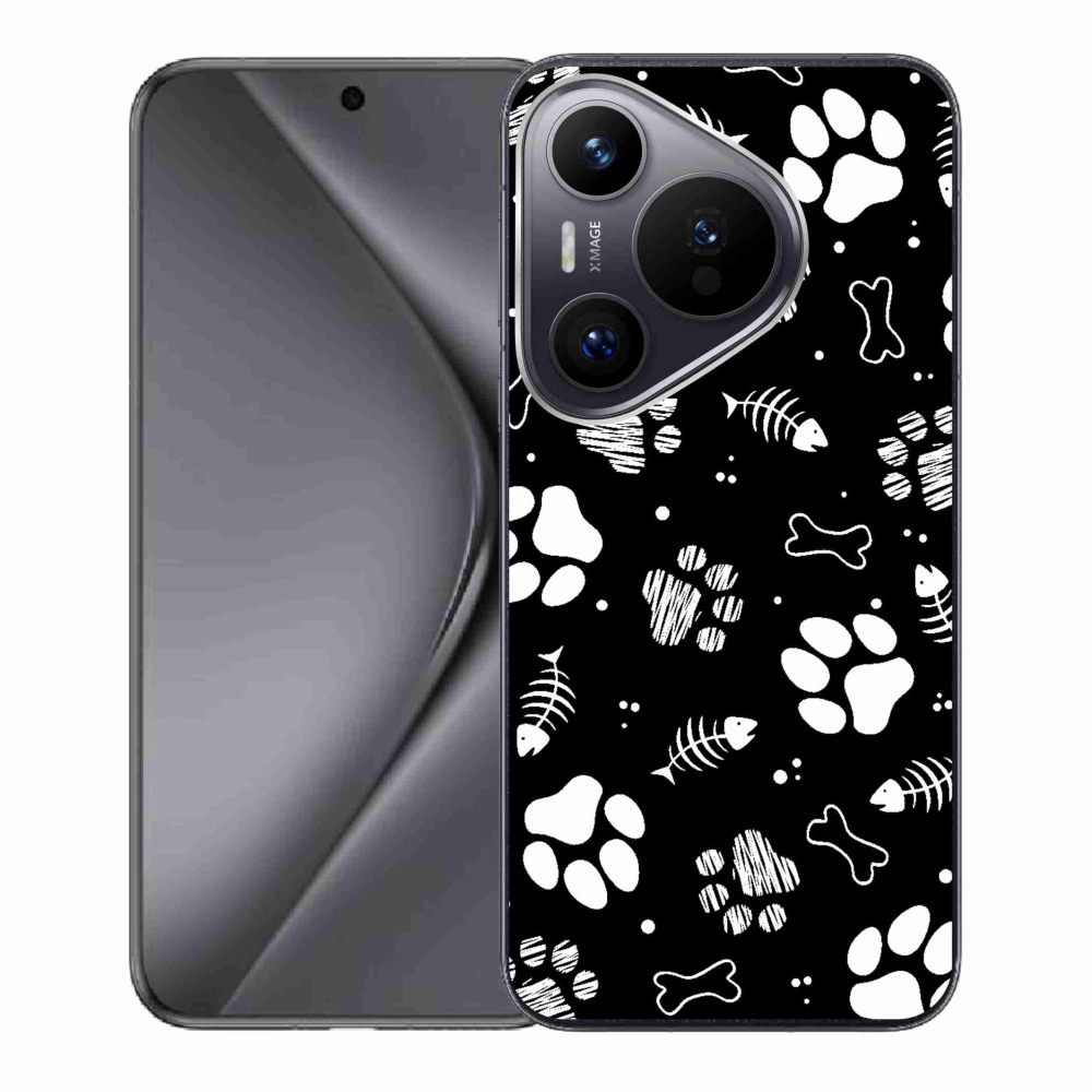Gél borítás mmCase a Huawei Pura 70 készülékhez - kutyamancsok