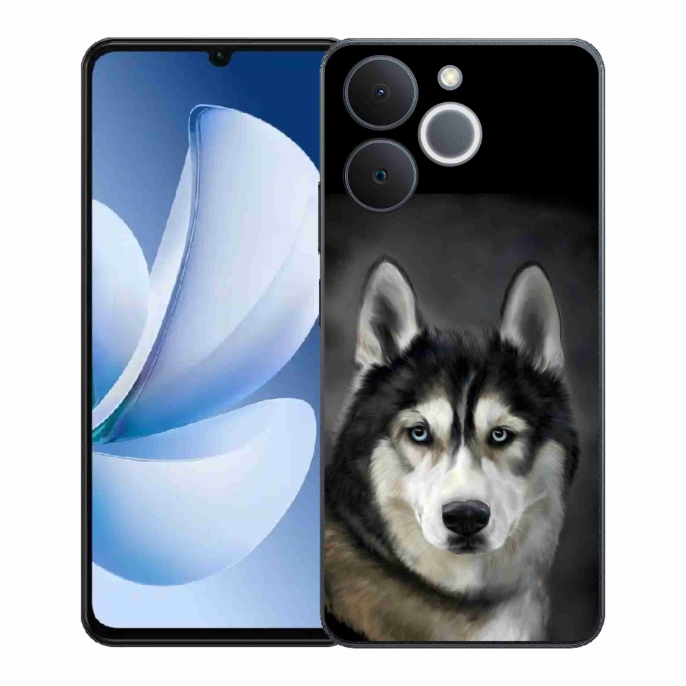 Zselés borítás mmCase a Realme Note 70T-hez - husky