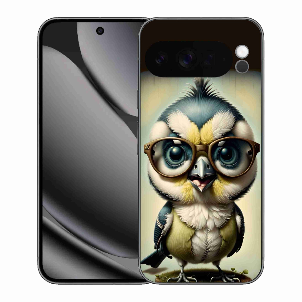 Zselés borítás mmCase a Google Pixel 10 Pro XL-hez - kölyök szemüveggel