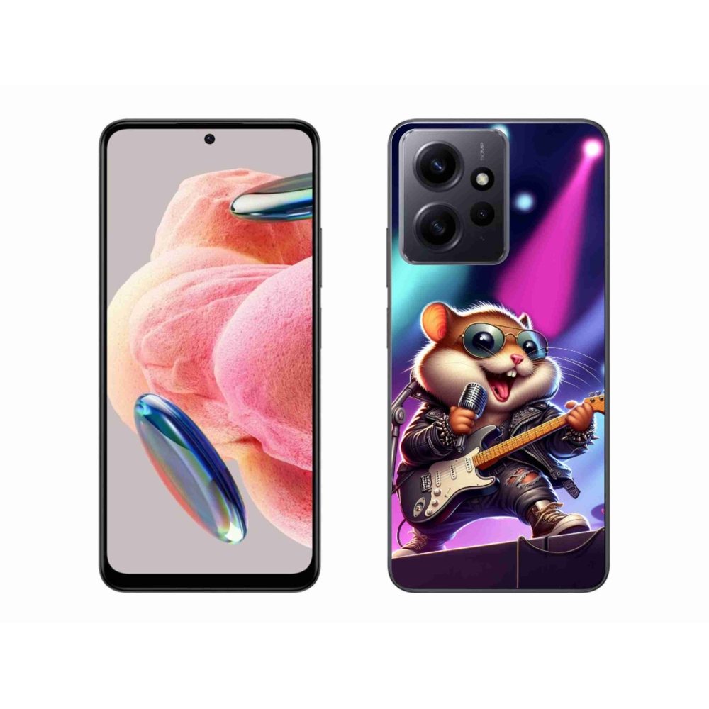 Gél borítás mmCase a Xiaomi Redmi Note 12 4G-hez - hörcsög hintalóval