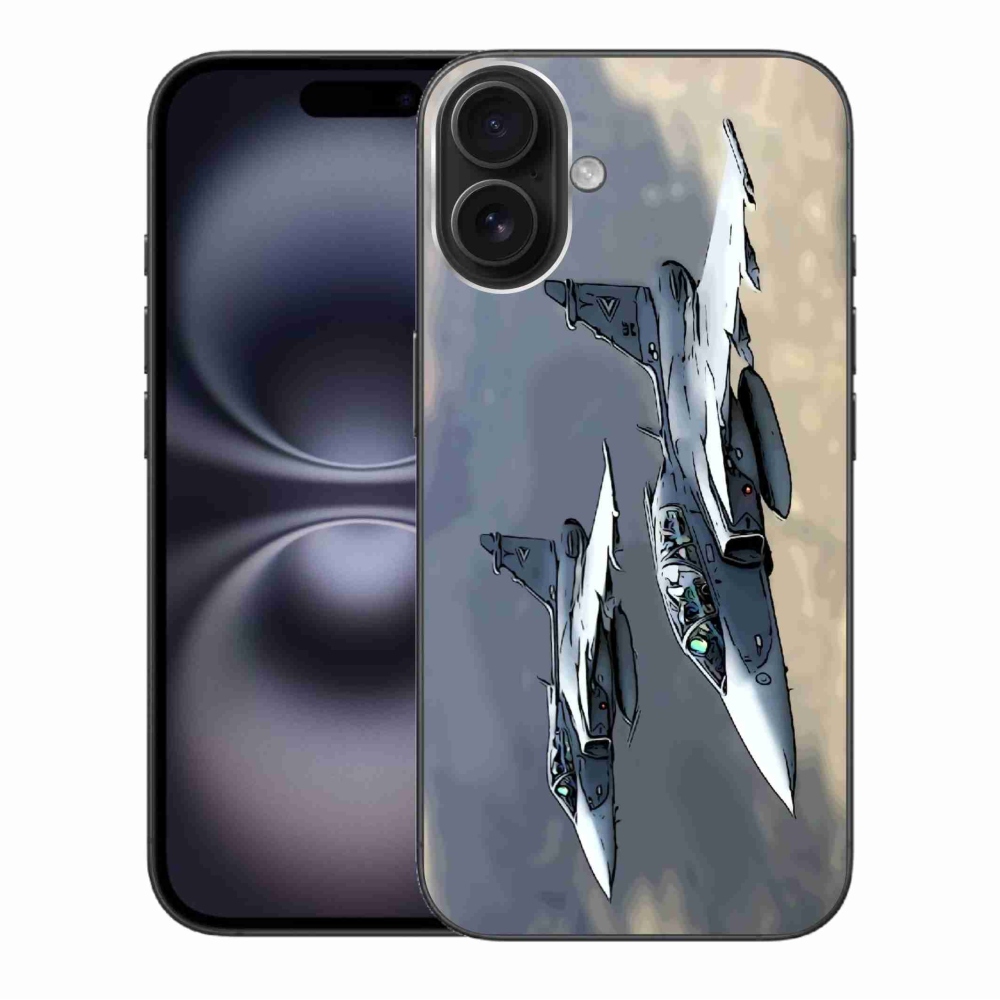 Zselés borítás mmCase iPhone 16 Plus készülékhez - vadászrepülők