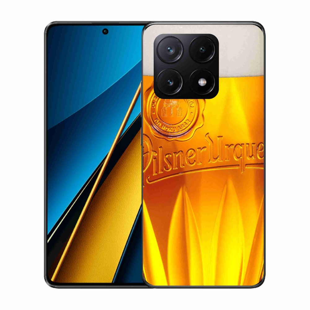 Gél borítás mmCase a Xiaomi Poco X6 Pro 5G számára - sör