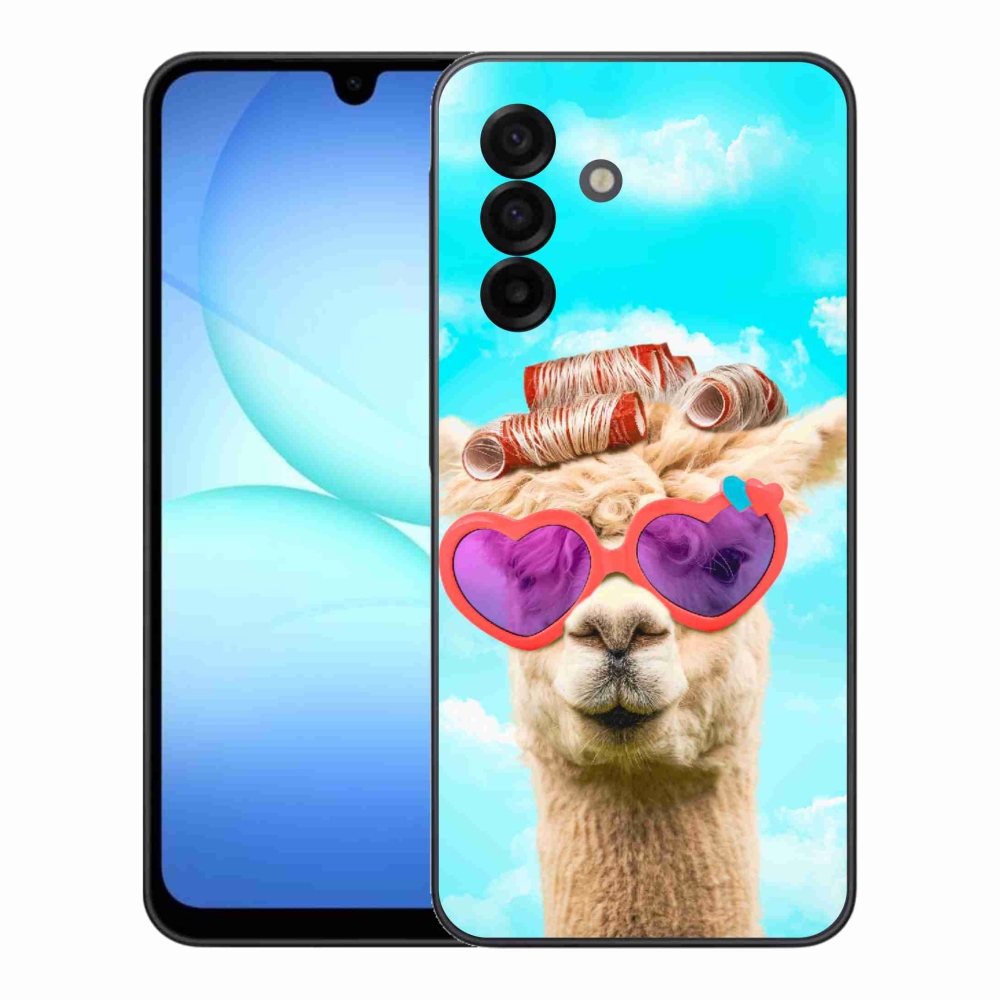 Zselés borítás mmCase Samsung Galaxy A17 5G - szemüveges láma