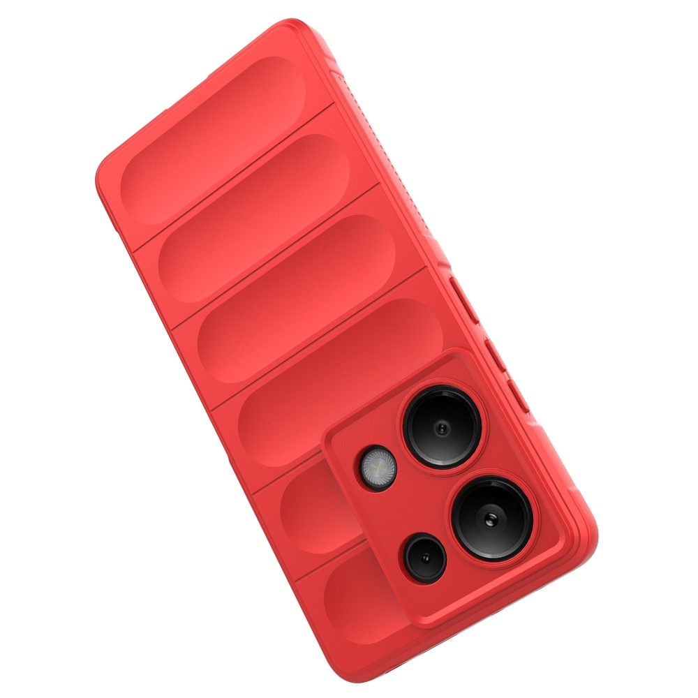 Rugg tartós zselés tok Xiaomi Redmi Note 13 Pro 4G/Poco M6 Pro - piros