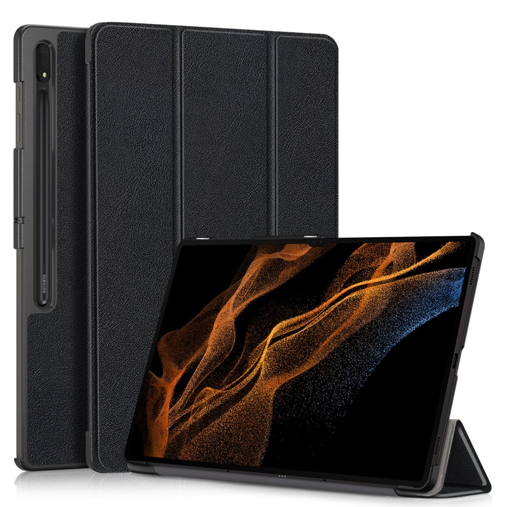 Ügyes záró tok Samsung Galaxy Tab S9 Ultra/Tab S10 Ultra - fekete