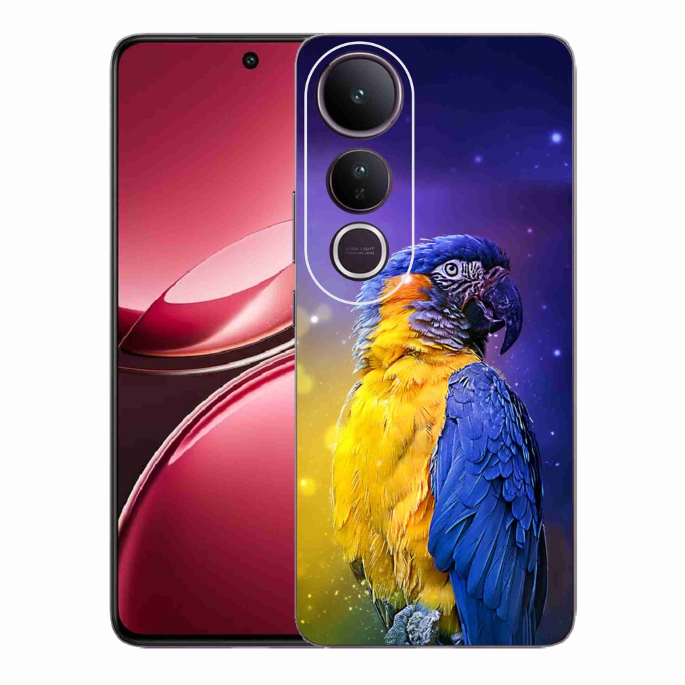 Gél borítás mmCase a Vivo V50 Lite 4G/5G készülékhez - papagáj ara 1
