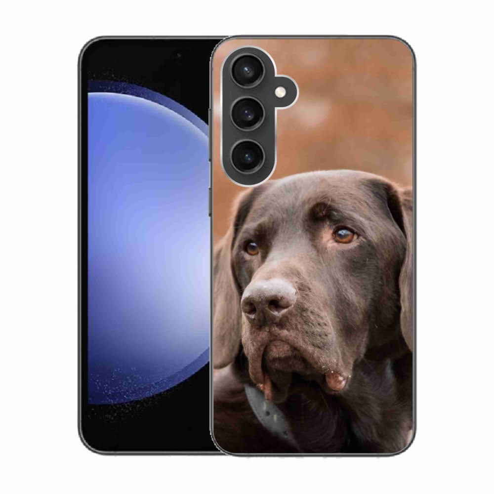 Gél tok mmCase Samsung Galaxy S23 FE készülékhez - barna labrador