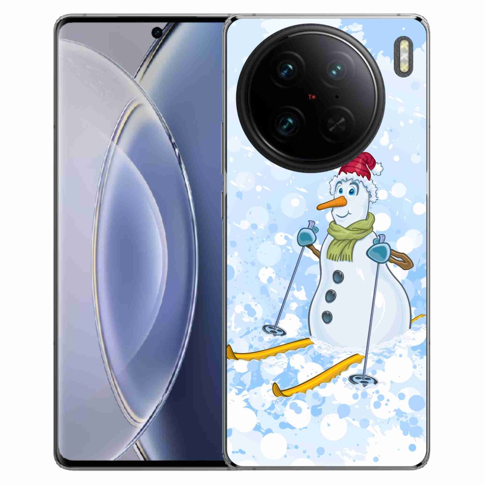Gél védőburkolat mmCase a Vivo X90 Pro készülékhez - hóember