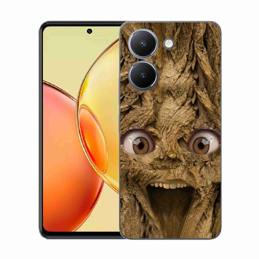 Gélburkolat mmCase a Vivo Y36-on - boldog fa szemekkel