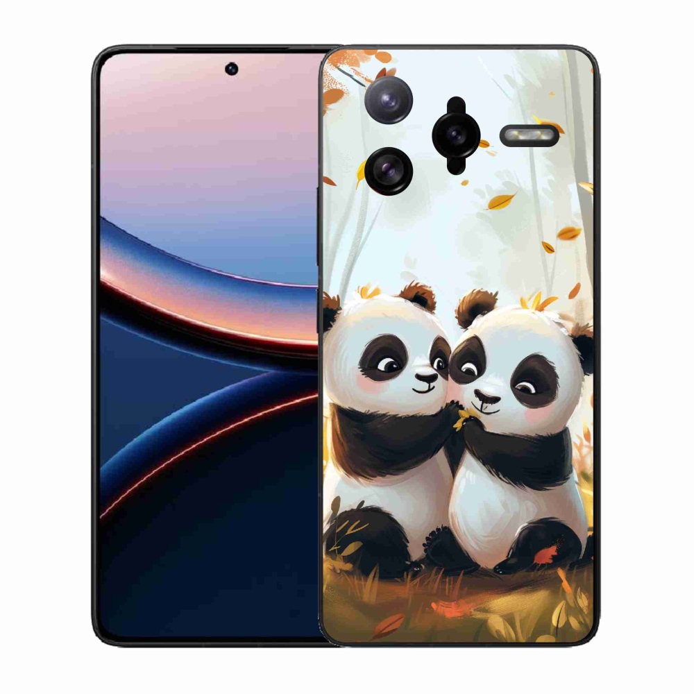 Gél borítás mmCase a Xiaomi Poco F7 Ultra számára - pandák