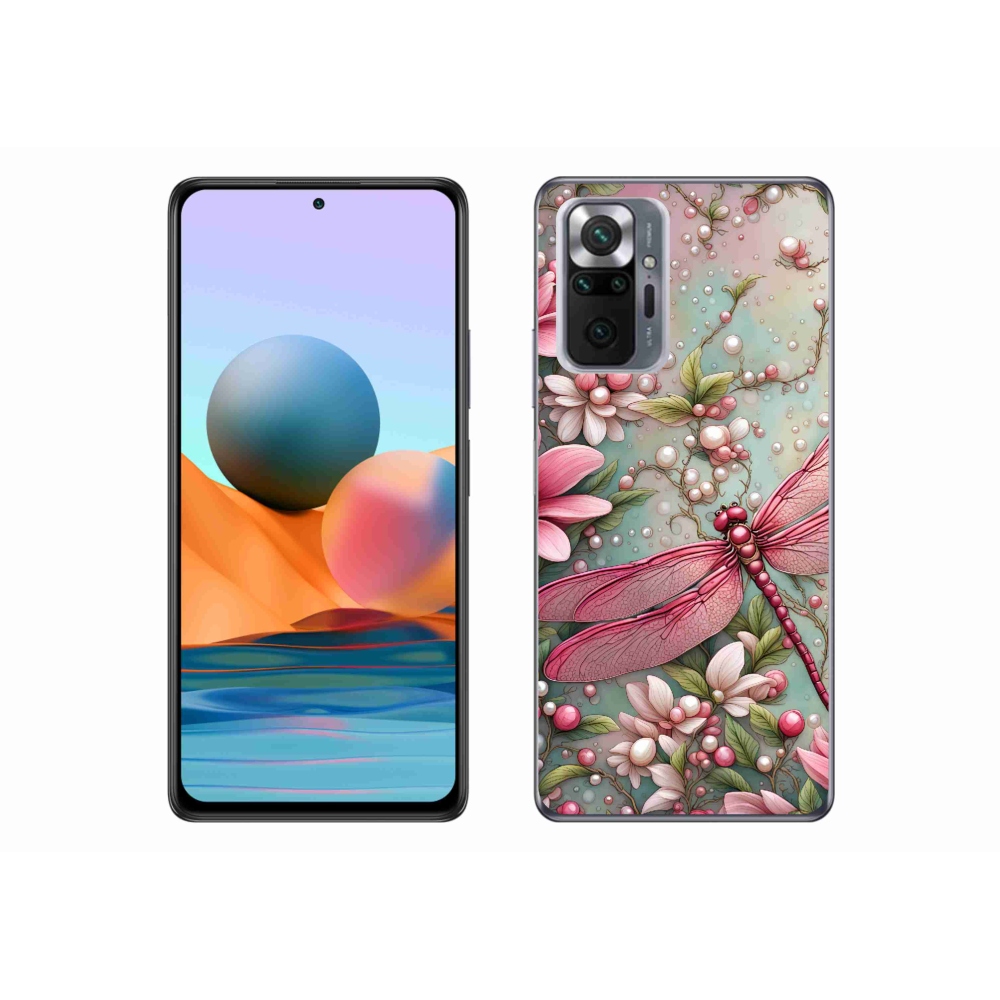 Gél borítás mmCase a Xiaomi Redmi Note 10 Pro készülékhez - szitakötő