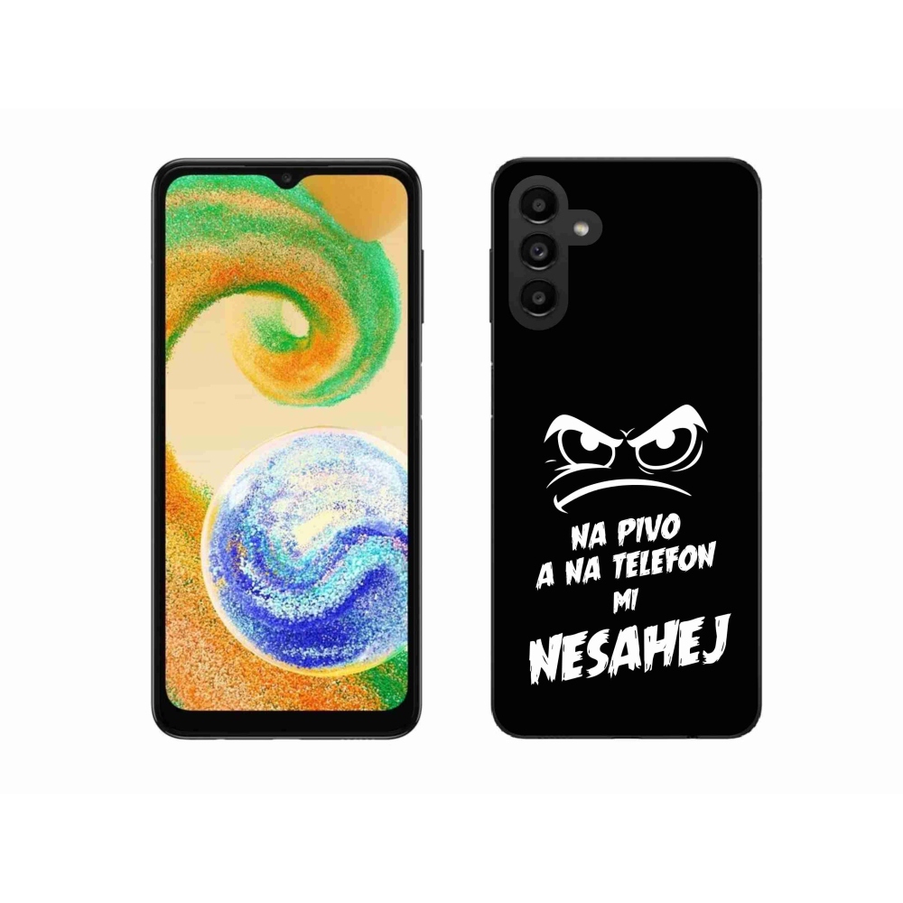 Gél borító mmCase Samsung Galaxy A04s (164.7x76.7x9.1mm) - sör motívum 2 fekete háttérrel