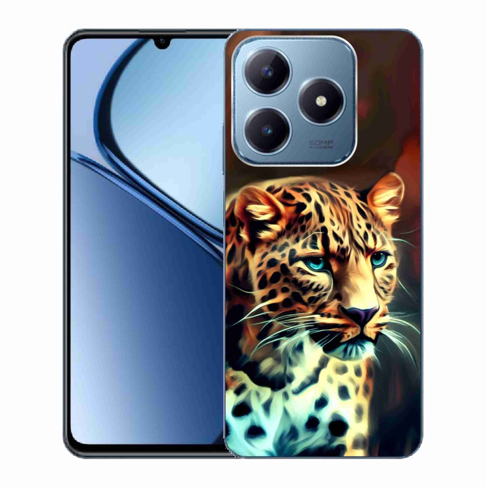 Gél borító mmCase a Realme C63 készülékhez - leopárd