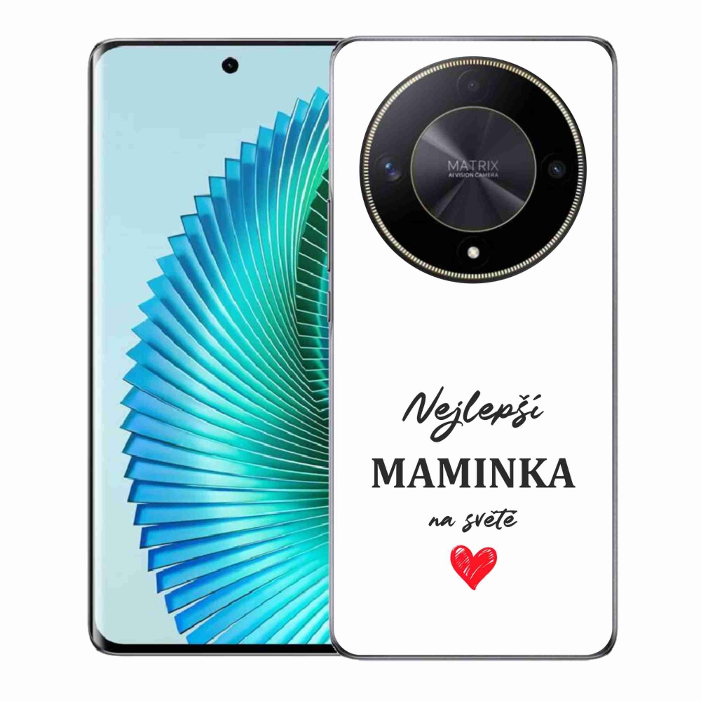 Gél borító mmCase a Honor Magic 6 Lite 5G számára - Best Mom 1 fehér háttér