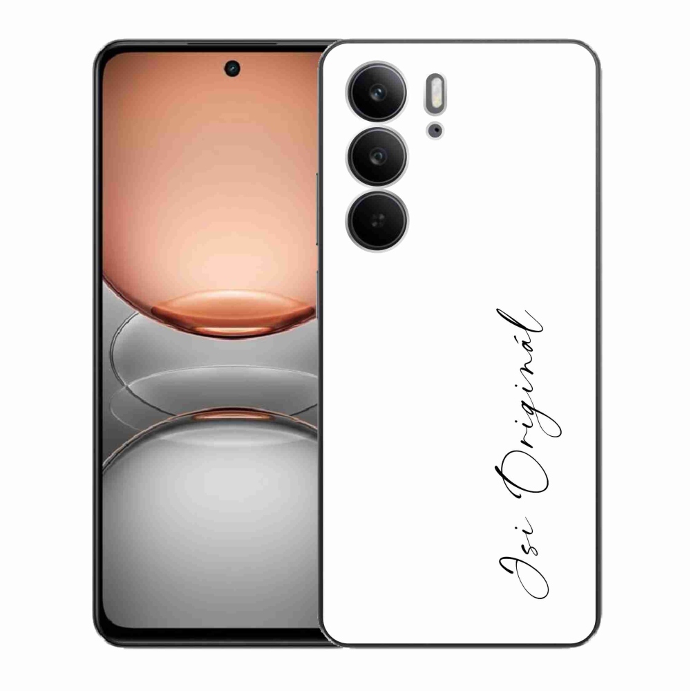 Gél borító mmCase a Realme C75-ön - te vagy az eredeti fehér háttér