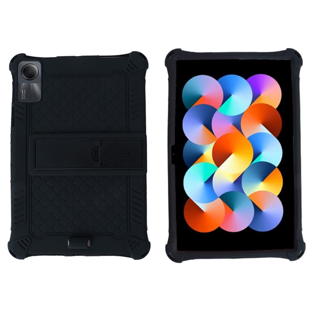 Szilikon borítás pánttal Xiaomi Redmi Pad SE-hez - fekete
