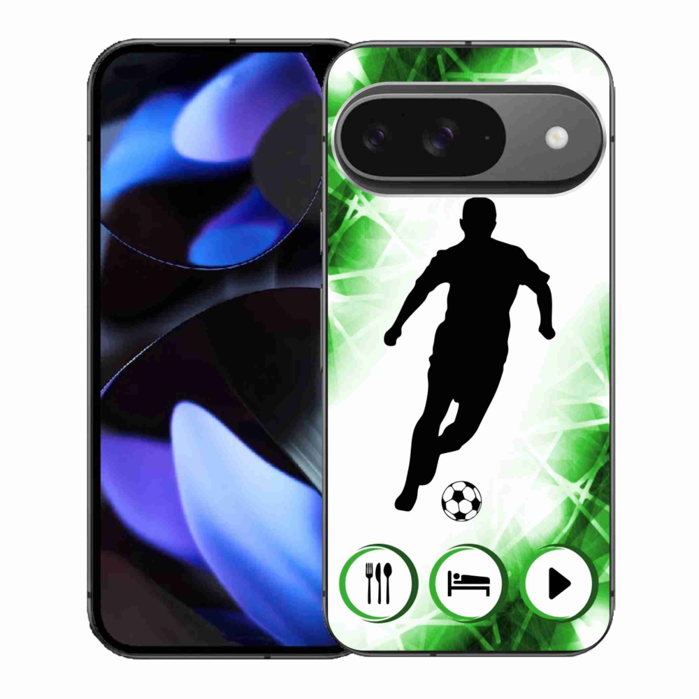 Zselés borítás mmCase a Google Pixel 9/9 Pro számára - focista