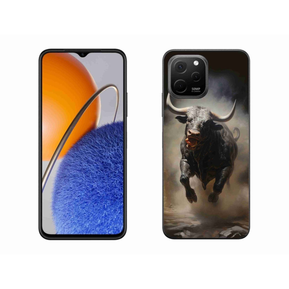 Gél borítás mmCase a Huawei Nova Y61 készülékhez - dühös bika
