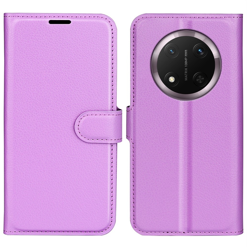 Litchi könyvtáska Honor Magic 7 Lite 5G - lila