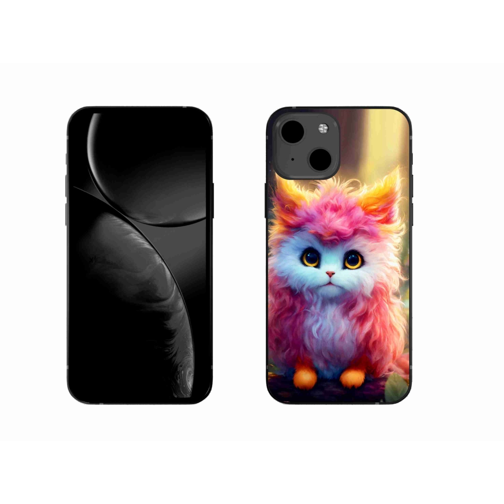 Gél borítás mmCase iPhone 13 készülékhez - aranyos cica 5