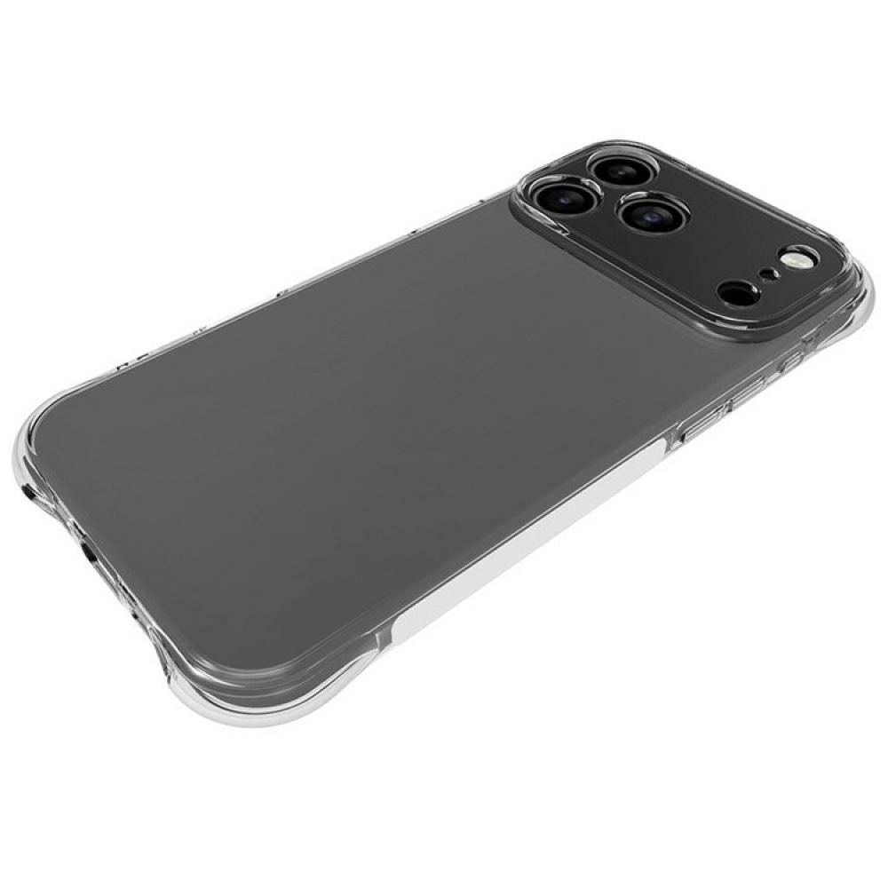Átlátszó zselés tok iPhone 17 Pro Max készülékhez - átlátszó