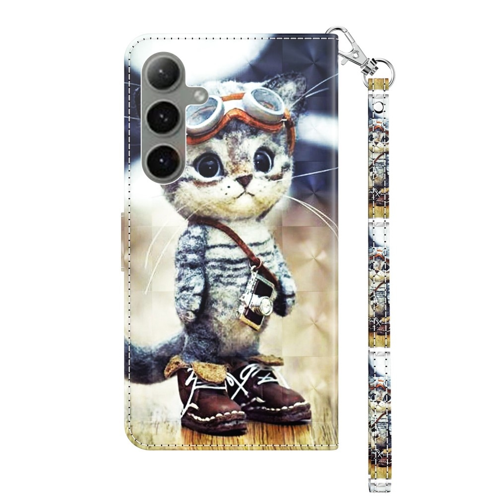 Spot book tok Samsung Galaxy S24 FE készülékhez - macska