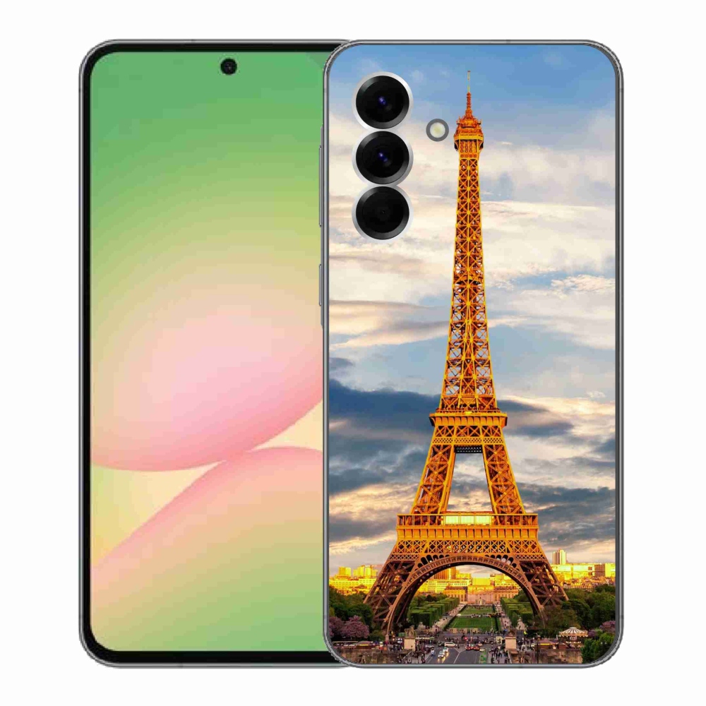 Gél borító mmCase Samsung Galaxy A56 5G - eiffel torony 3