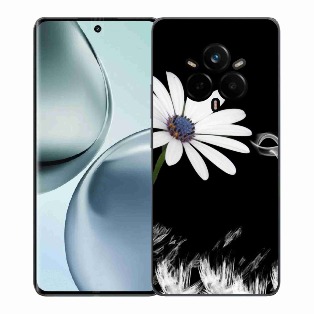 Gél borítás mmCase a Realme 14 Pro 5G készülékhez - fehér virág