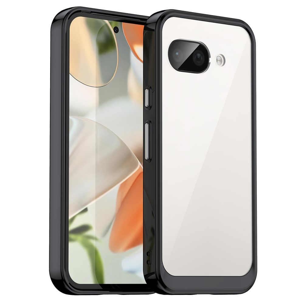 Gél tok fix hátlappal a Google Pixel 9a készülékhez - fekete