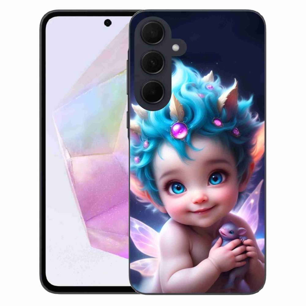 Gél borítás mmCase Samsung Galaxy A35 5G - baba pillangószárnyakkal