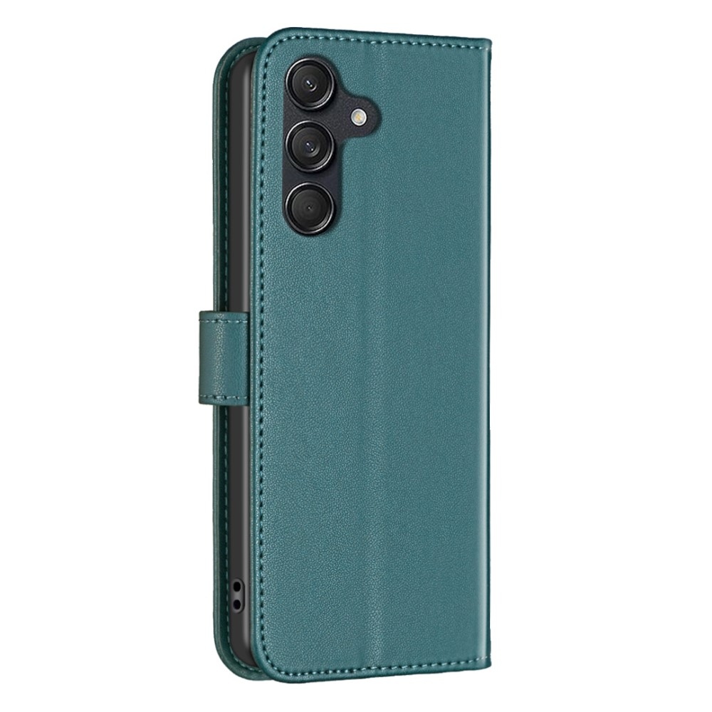 BNF könyvtáska Samsung Galaxy M55 5G - zöld színű