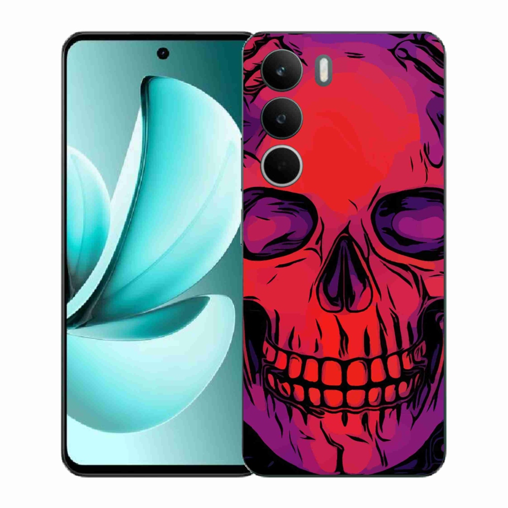 Zselés borítás mmCase a Realme C71 készülékhez - koponya