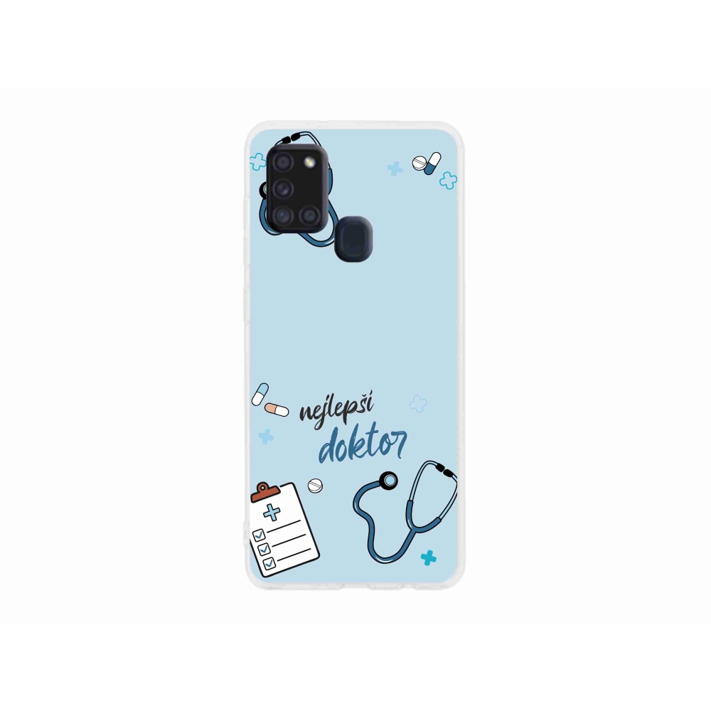 Gél borítás mmCase Samsung Galaxy A21s készülékhez - Best Doctor