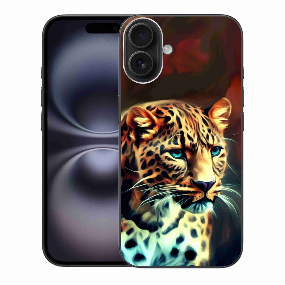 Zselés borítás mmCase iPhone 16 Plus készülékhez - leopárd