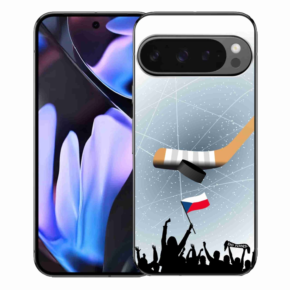 Gél borítás mmCase a Google Pixel 9 Pro XL-hez - hoki szurkolóknak