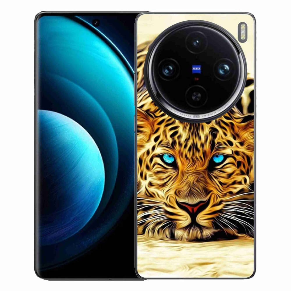 Zselés borítás mmCase a Vivo X100 Pro 5G készülékhez - rajzfilmtigris