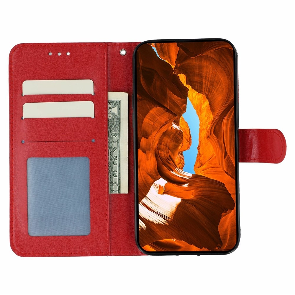 Vérrögök könyv tok a Xiaomi Redmi 15 5G-hez - piros
